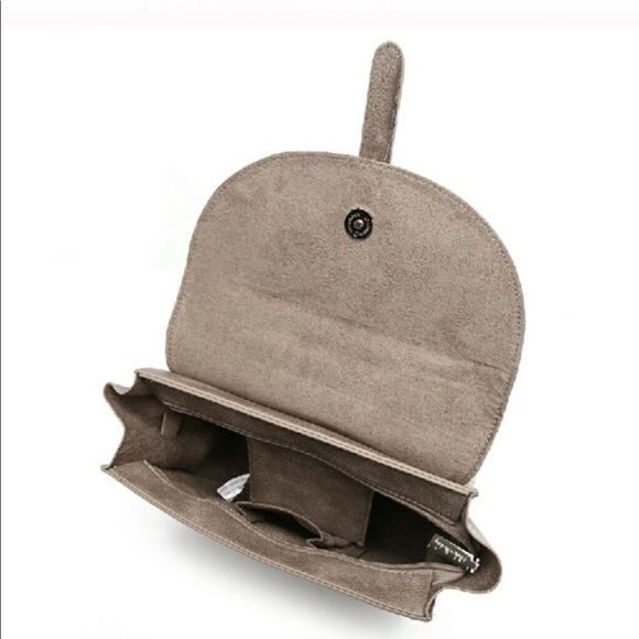 Amina Top Handle Grey Crossbody - Picture 3 of 7